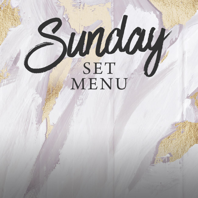 Sunday set menu at The Swan